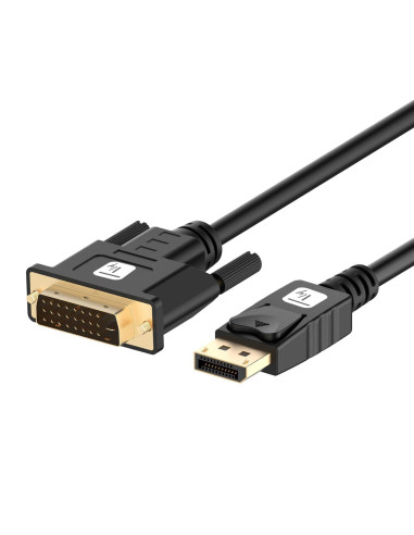 Cavo Monitor DisplayPort Maschio a DVI Maschio Passivo 3 metri Nero