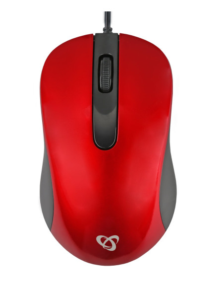 Mouse Ottico USB 1000 Dpi 3D Rosso