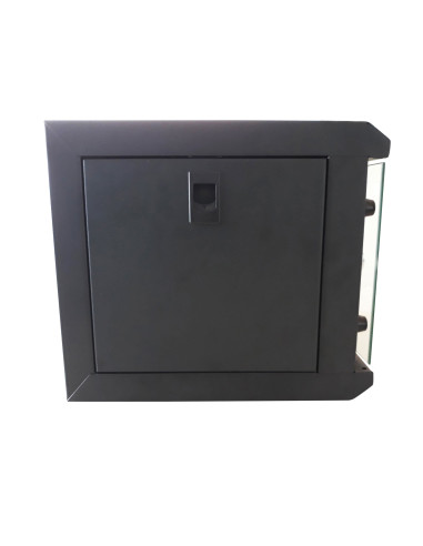Armadio Rack 10'' a Muro 4 Unit&agrave Pannelli Asportabili Nero