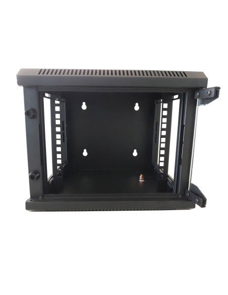 Armadio Rack 10'' a Muro 9 Unit&agrave Pannelli Asportabili Nero