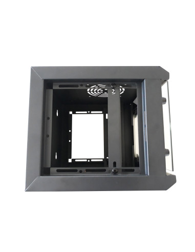 Armadio Rack 10'' a Muro 9 Unit&agrave Pannelli Asportabili Nero