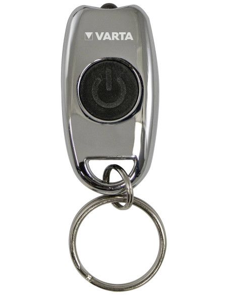 Torcia Portachiavi LED Tascabile a Batteria Metal Key Chain Light