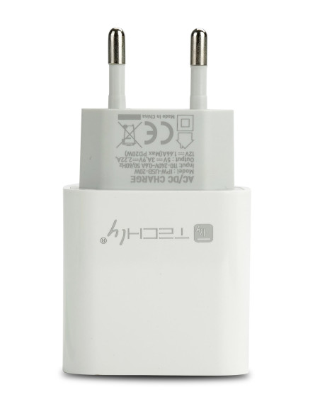 Caricatore Alimentatore USB-C&trade da Muro 20W PD per Smartphone o Tablet