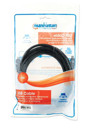 Cavo USB-C&trade Maschio/Maschio USB 3.2 Gen2 SuperSpeed 5m Nero
