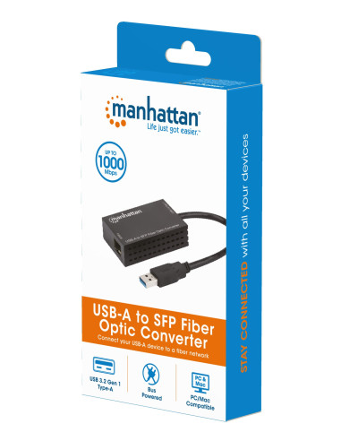 Convertitore USB-A a Fibra Ottica SFP