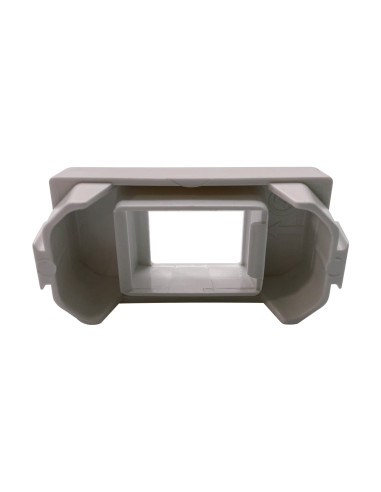 Adattatore Frutti RJ45 Ticino Matix Antibatterico Bianco