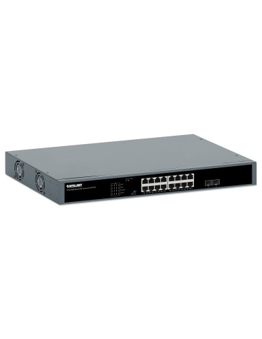 Gigabit Ethernet Switch PoE+ 16 porte con 2 porte SFP