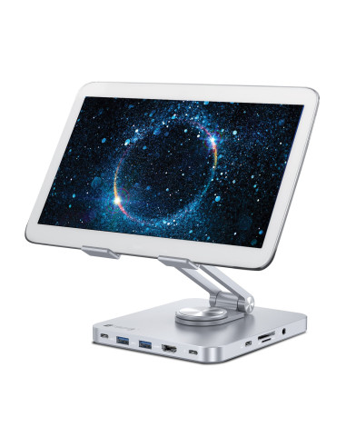 Supporto per Tablet Hub Docking Station USB-C&trade 8 in 1