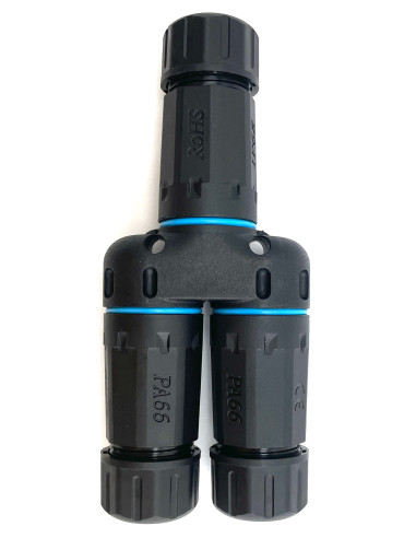 Accoppiatore Adattatore Cat.6 RJ45 1F/2F Configurazione 1:1 Impermeabile IP68