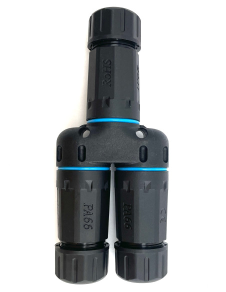 Accoppiatore Adattatore Cat.6 RJ45 1F/2F Configurazione 1:1 Impermeabile IP68
