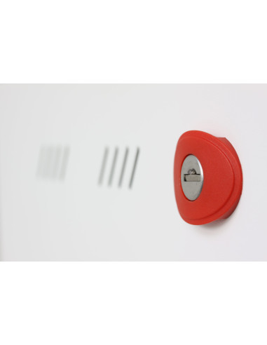 Armadio Rack 19'' a muro 22 unit&agrave sezione unica prof. 600mm Bianco