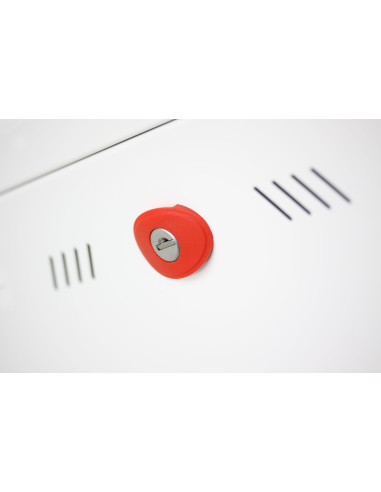 Armadio Rack 19'' a muro 22 unit&agrave sezione unica prof. 600mm Bianco