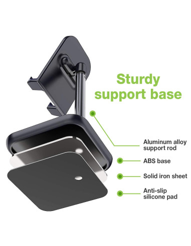 Supporto Universale Porta Smartphone e Tablet ad Altezza Regolabile