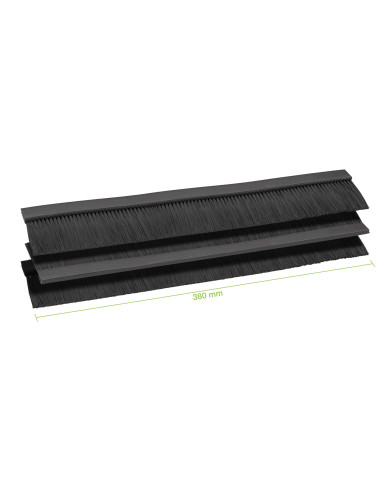 Tre Spazzole Ingresso Cavi per Armadio Rack 380 mm