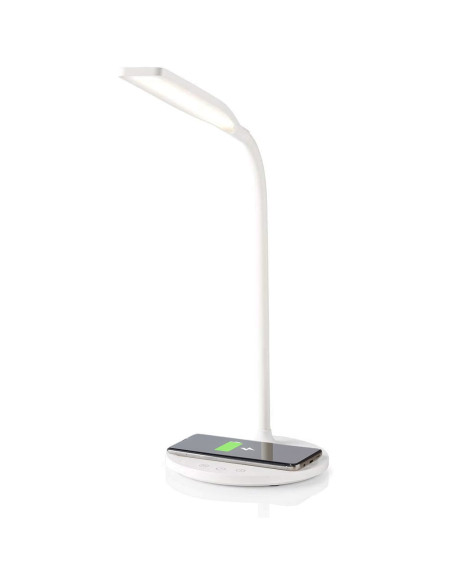 Lampada a 36 LED da Scrivania con Caricatore Wireless Integrato per Smartphone