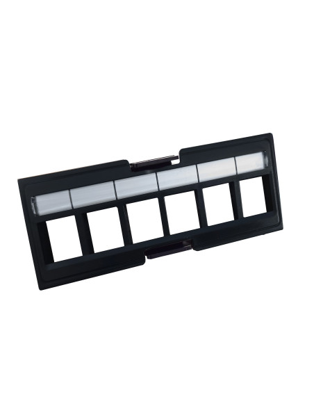 Pannello Frontale Adattatore 6 Posti RJ45 Keystone UTP per Pannello Patch