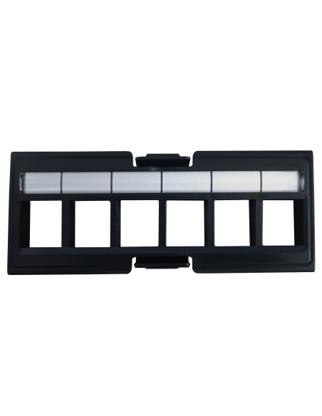 Pannello Frontale Adattatore 6 Posti RJ45 Keystone UTP per Pannello Patch