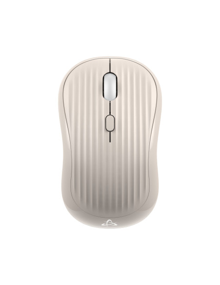 Mouse Ottico Wireless 1600 Dpi 4D Beige
