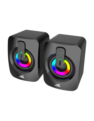 Set Speaker 3.5mm Stereo USB con LED