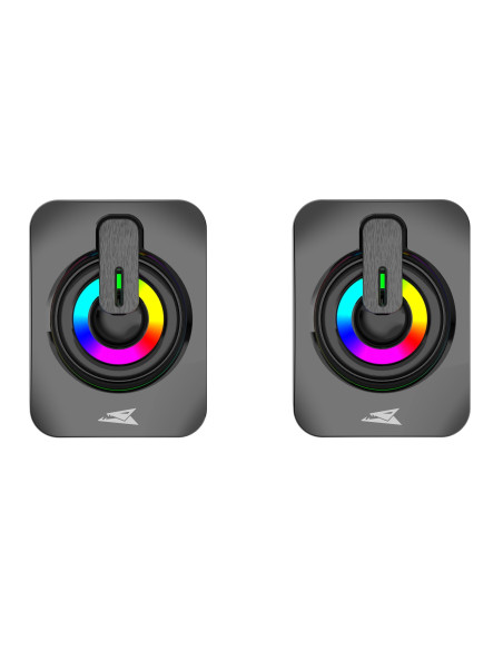 Set Speaker 3.5mm Stereo USB con LED