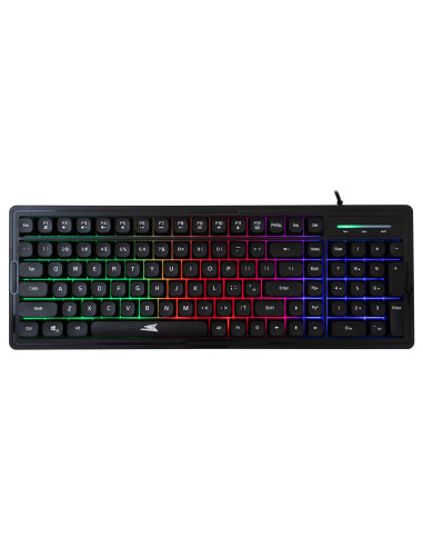 Kit Tastiera 101 Tasti e Mouse USB 7200 Dpi Nero