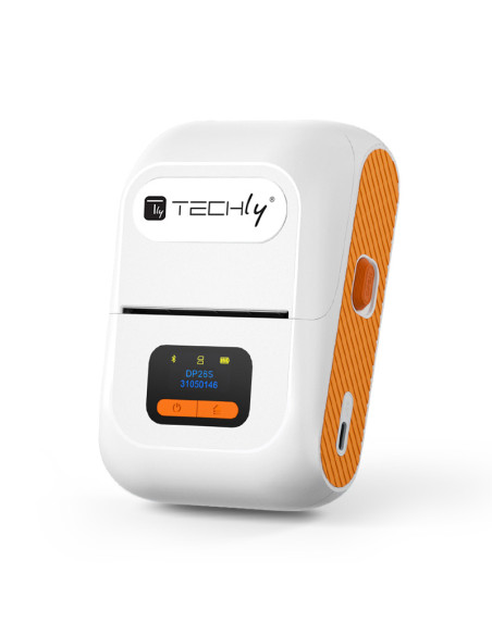 Mini Etichettatrice Stampante Termica Bluetooth C/Display Portatile Ricarica USB-C&trade