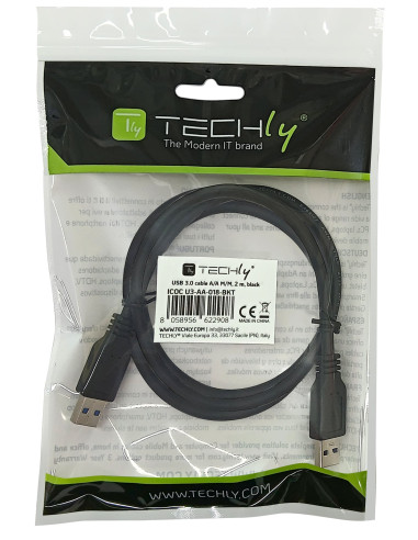 Cavo USB 3.2 A maschio/A maschio 2 m Nero