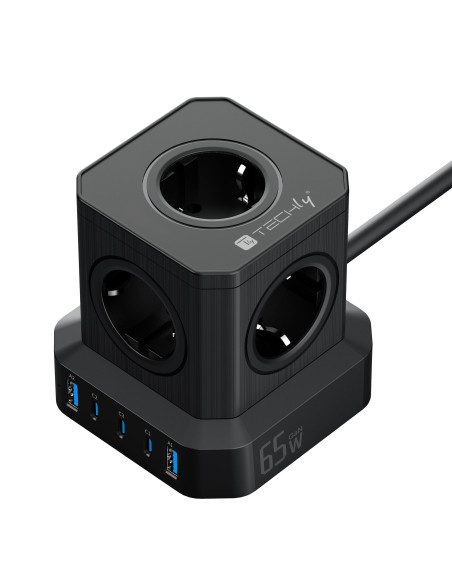 Multipresa da Tavolo USB Cube 5p 2xUSB-A 3xUSB-C&trade