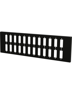 Piastra Adattatrice per 24 Adattatori a Bussola SC Duplex o 24 LC-Quad 2