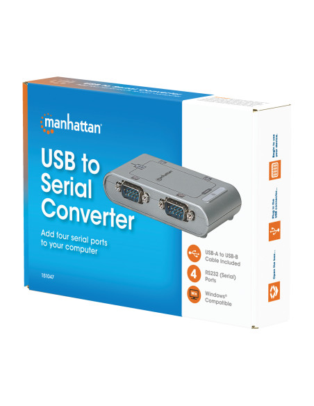 Convertitore da USB a 4 porte seriali