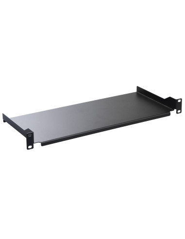 Mensola per Rack 19'' 200 mm 1U Nera 2 punti
