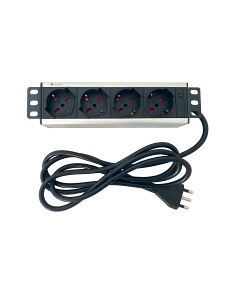 Multipresa Universale 4 Posti da Rack 10'' Spina Italiana 1