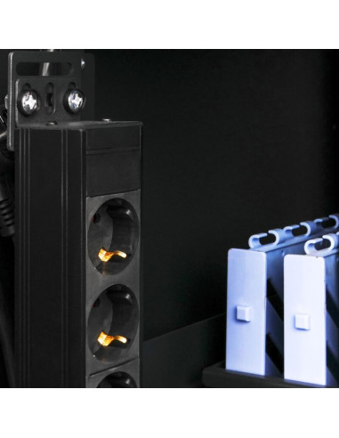 Kit Set 4 Viti 4 Dadi e 4 Rondelle per Montaggio Rack