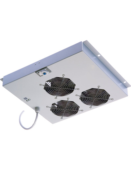 Gruppo 3 Ventole a Soffitto con Termostato per Armadi Rack
