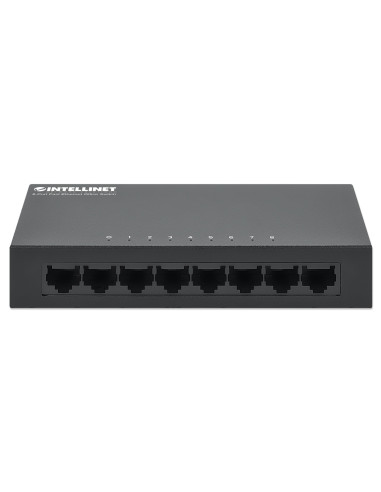 Switch Hub Ethernet 10/100Mbps 8 Porte Desktop in Metallo