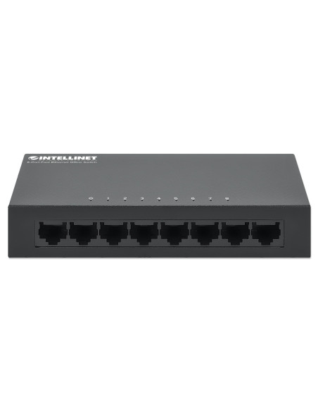 Switch Hub Ethernet 10/100Mbps 8 Porte Desktop in Metallo