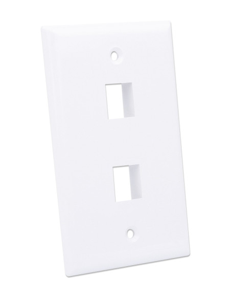 Placca Porta Frutti 2 Posti Mod.503 Bianco