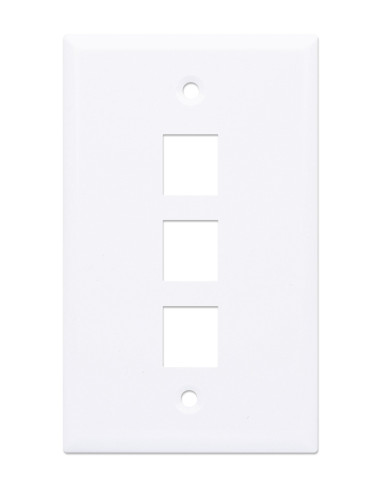 Placca Porta Frutti 3 Posti Mod.503 Bianco