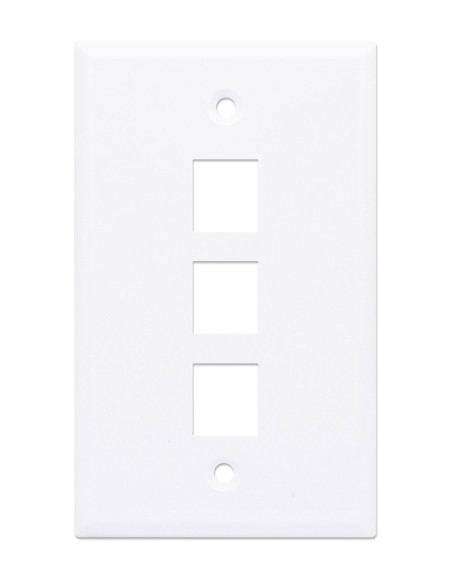 Placca Porta Frutti 3 Posti Mod.503 Bianco