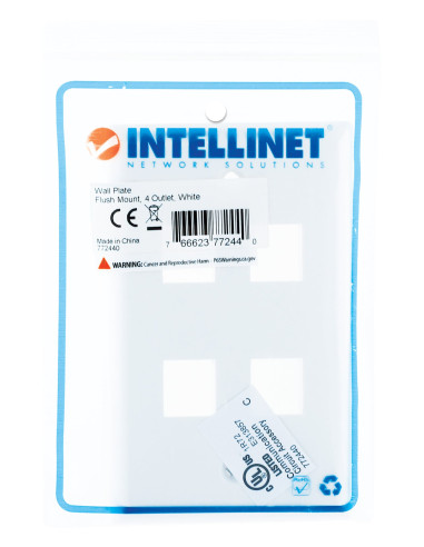 Placca Porta Frutti 4 Posti Mod.503 Bianco