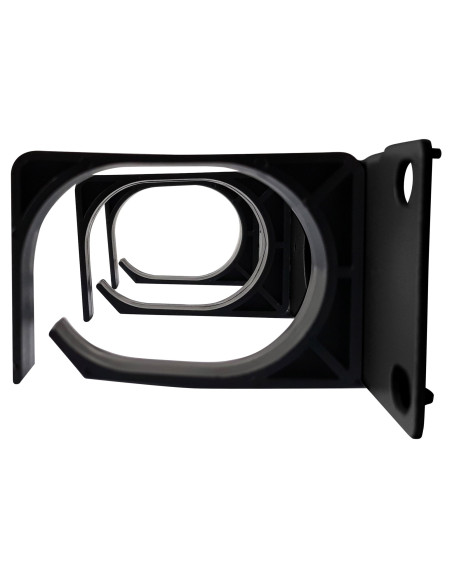 Pannello Passacavi 1U per Armadio 10'' Nero