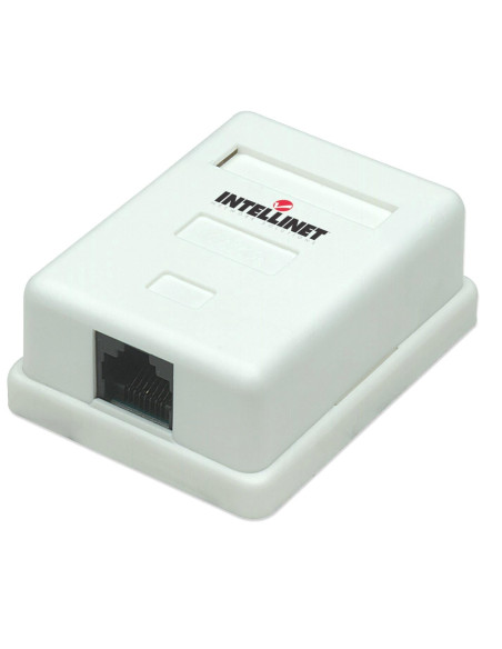 Presa a Muro con Frutto RJ45 Cat. 5E UTP Beige
