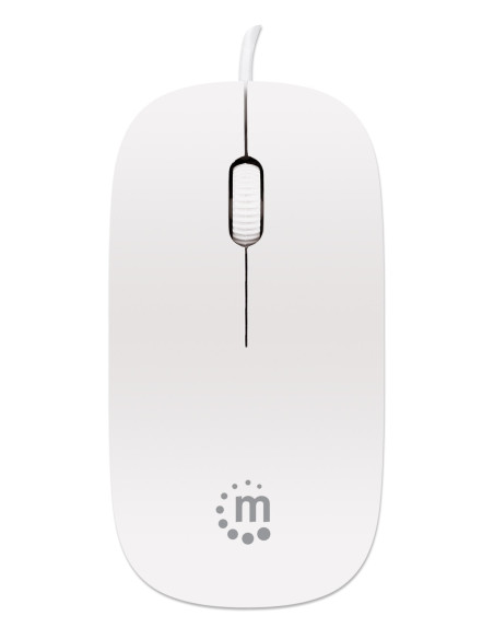 Mini Mouse Ottico USB Silhouette 1000 Dpi Bianco