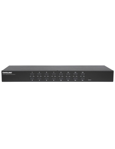 KVM Switch 16 porte combo USB + PS/2