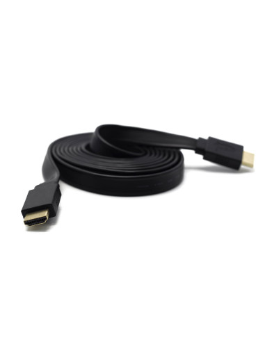 Cavo HDMI High Speed con Ethernet A/A M/M Piatto 5m