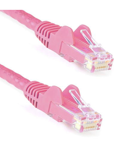 Cavo di rete Patch CCA Cat. 5e Rosa UTP 1 mt