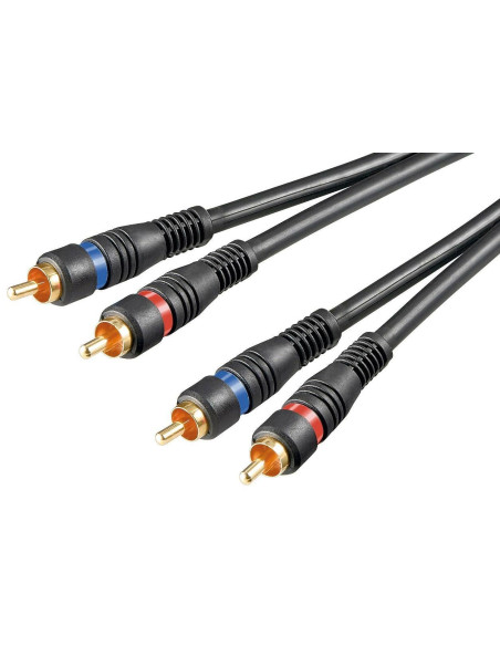 Cavo Audio 2RCA M/M 3 metri Alta qualit&agrave