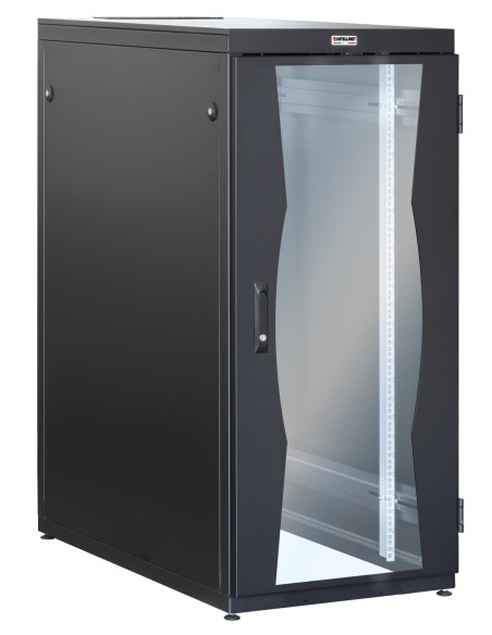 Armadio NetRack 19'' 600x1000 27 Unit&agrave Nero da Assemblare