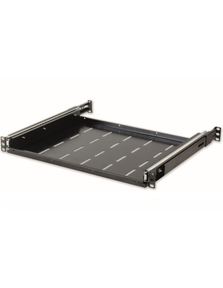 Mensola per Rack 19'' Estraibile 350mm Nera