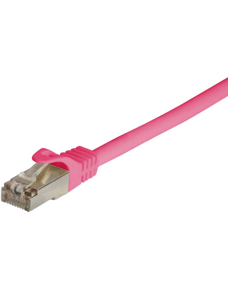 Cavo di rete Patch in CCA Schermato Cat. 6 Rosa F/UTP 0